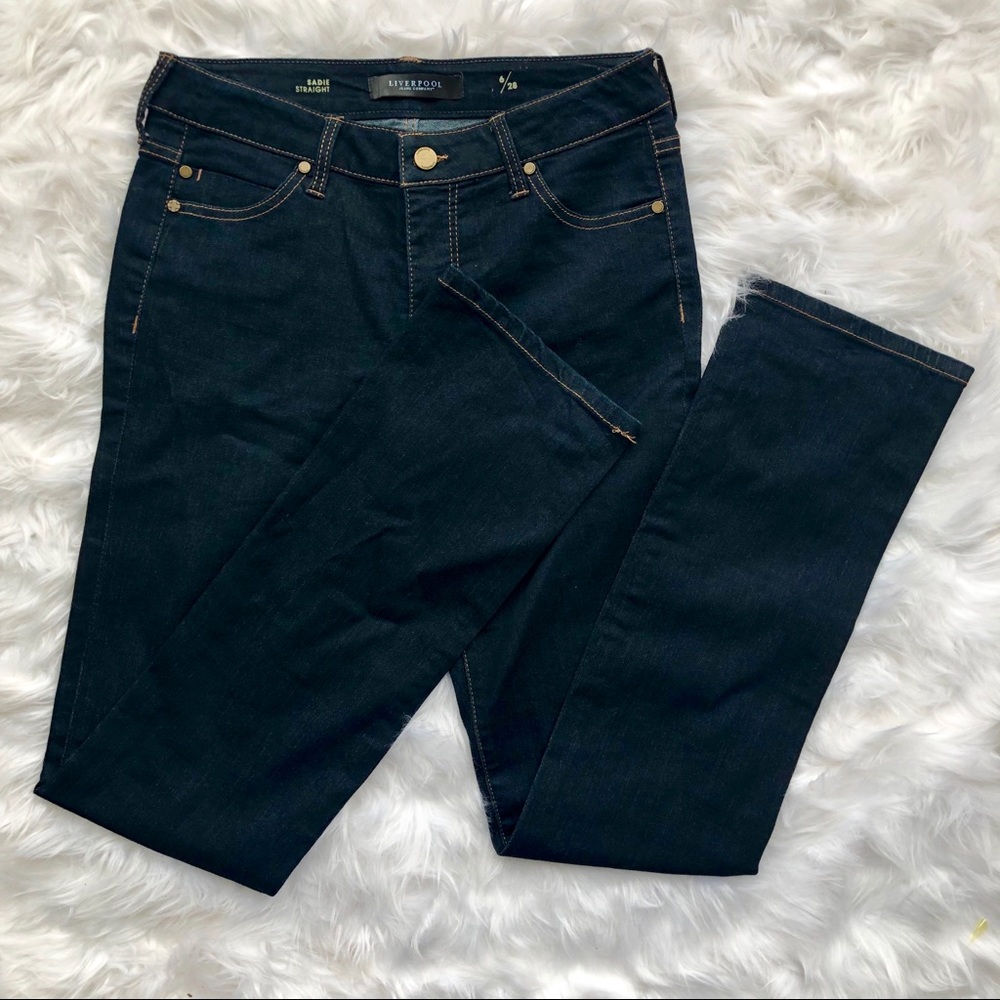 Liverpool Jeans Company Dark Wash Straight Leg